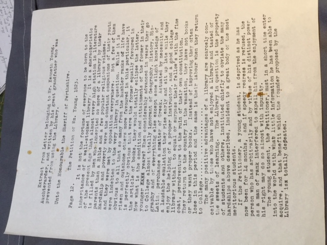 Transcription of William Young's Petition