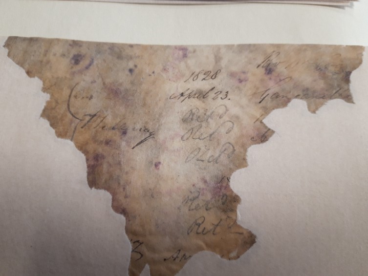 Fragment of Leigthon Borrowers register