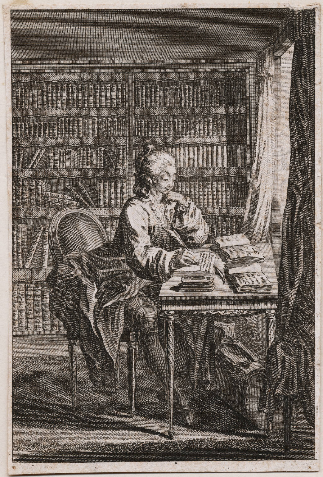 18th century private library