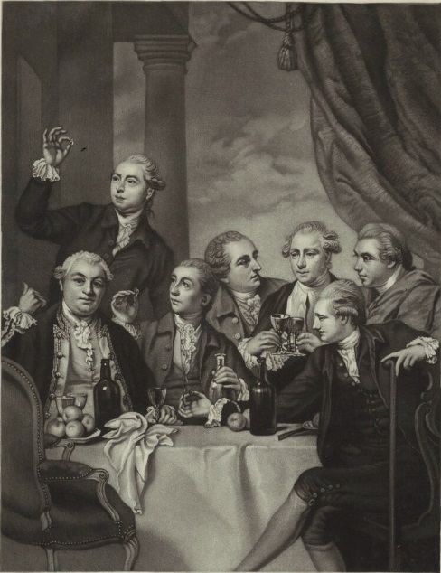 ‘The Dilettanti Society’, by Charles Algernon Tomkins, after Sir Joshua Reynolds. Credit: National Portrait Gallery, NPG D32326.