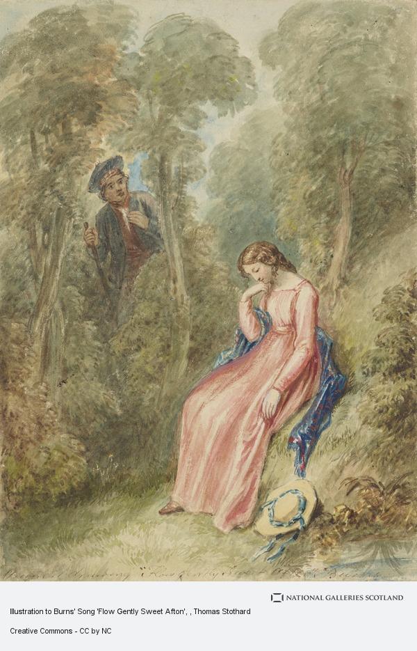Illustration by Stothard for Burns' 'Flow Gently Sweet Afton'