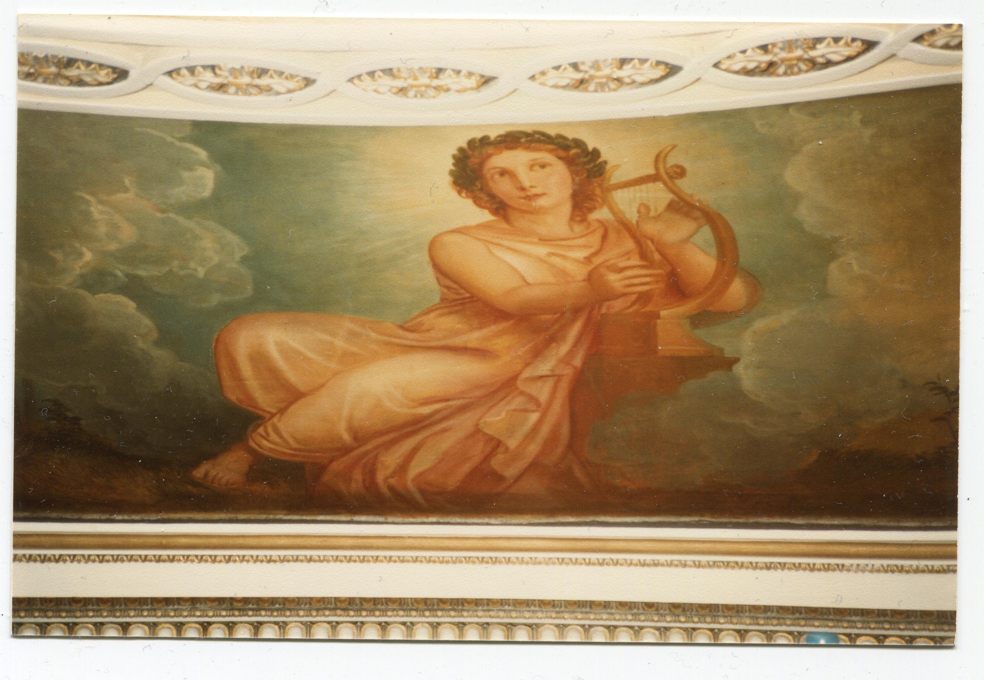Painting of Apollo in the cupola of the Signet Library.